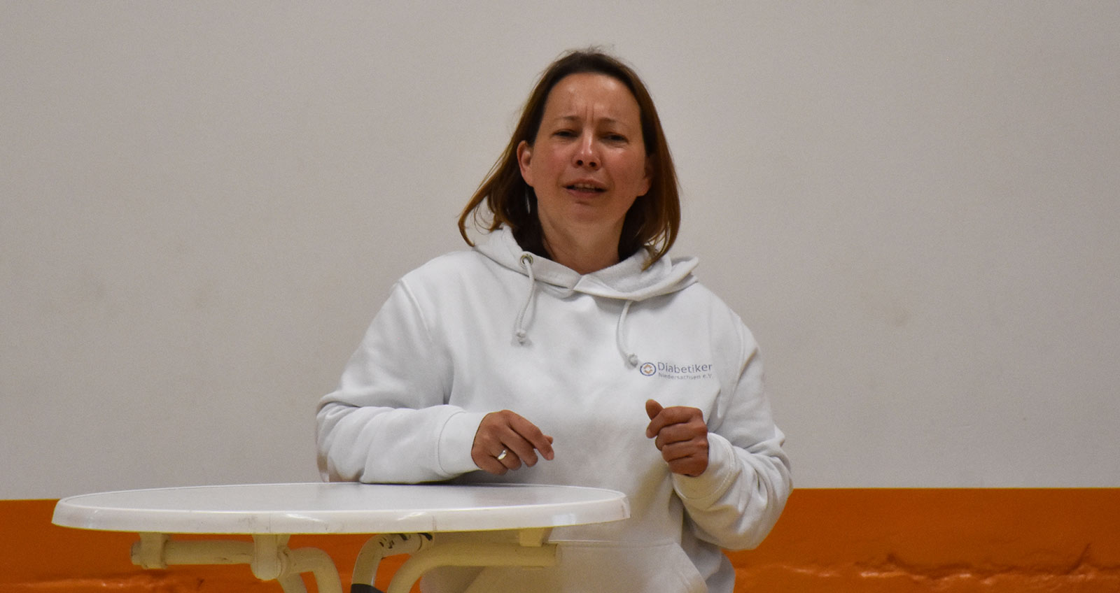 Anke Buschmann Anke Buschmann engagiert bei einer Rede