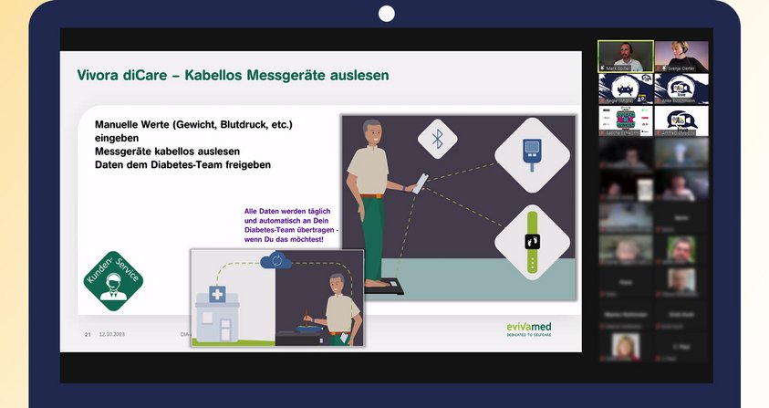 Vivora wird in einer Videokonferenz vorgestellt